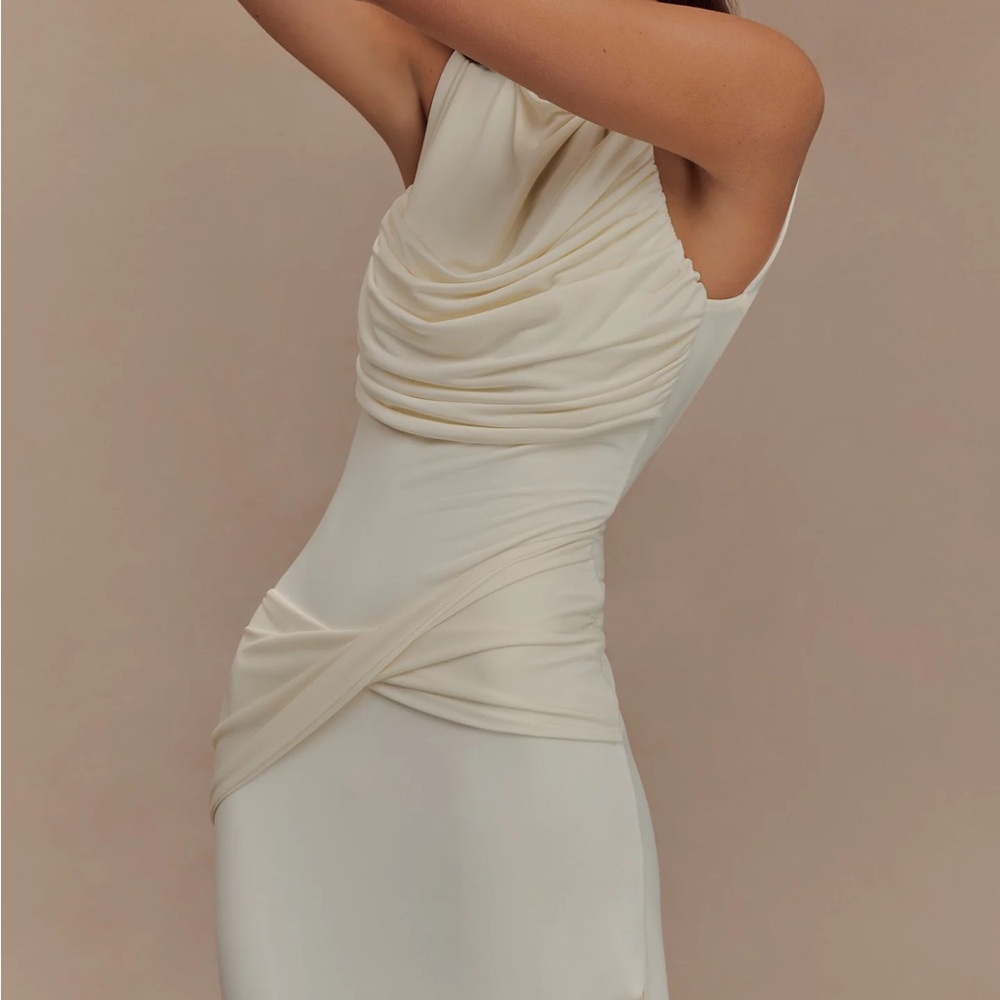Meshki Cream Maxi Dress - Picture 3 of 5